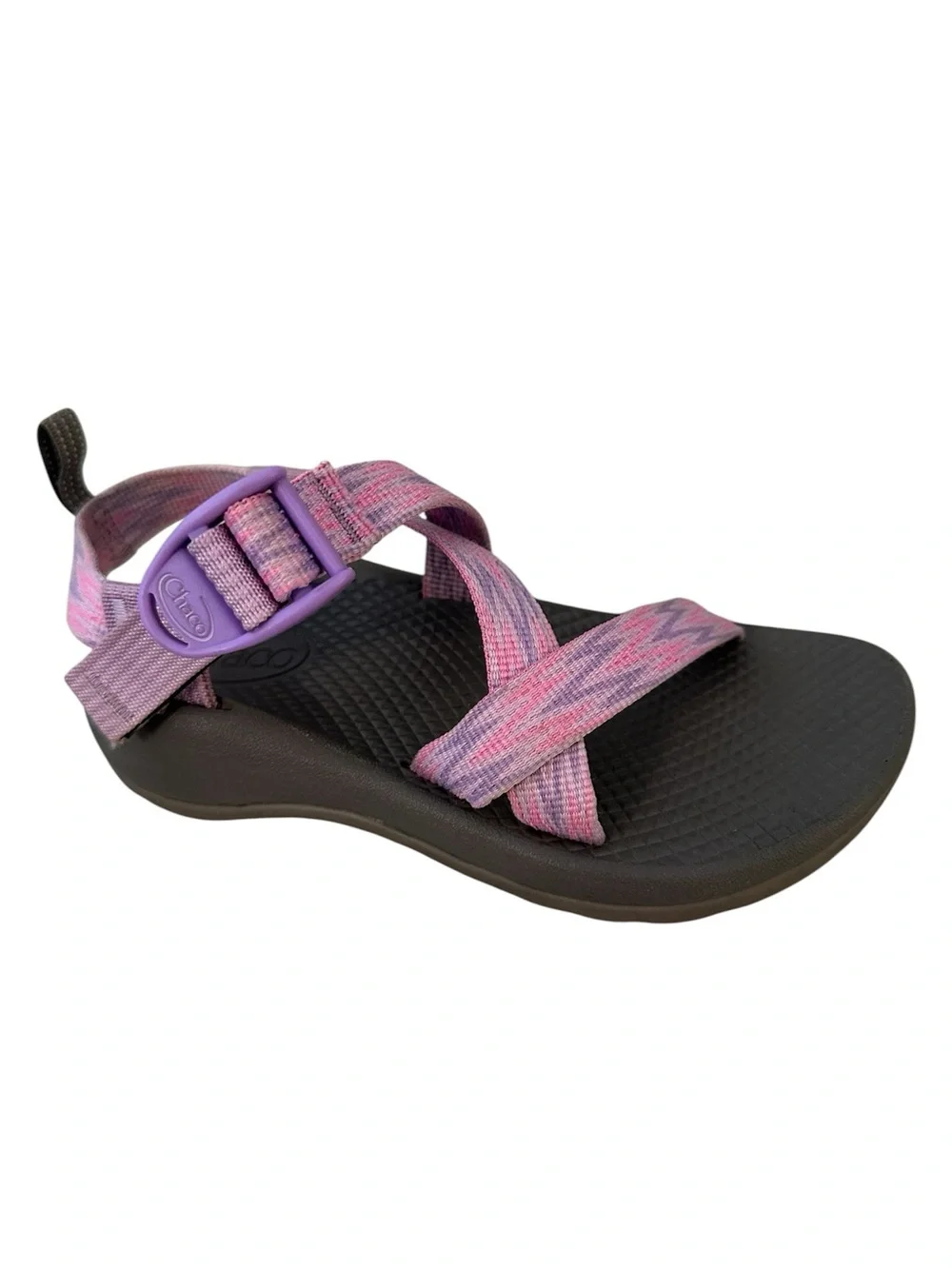 Chaco Z1 Ecotread Kids Sandal Adjustable Strap Purple Rose Size 1 Big Kid